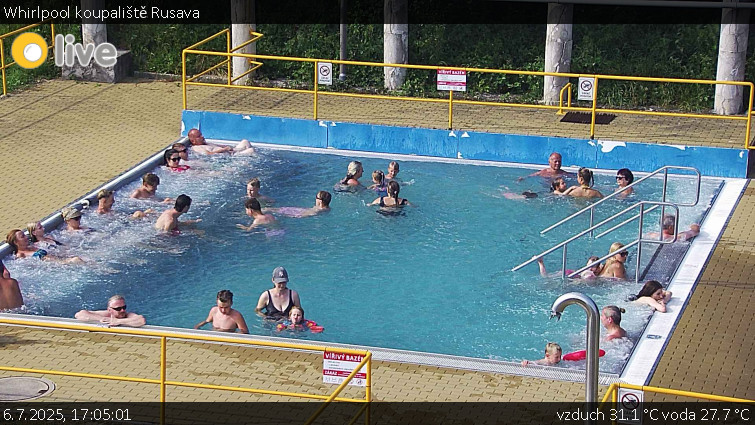 Koupaliště Rusava - Whirlpool koupaliště Rusava - 6.7.2025 v 17:05 Koupaliště Rusava - Whirlpool koupaliště Rusava - 6.7.2025 v 17:05