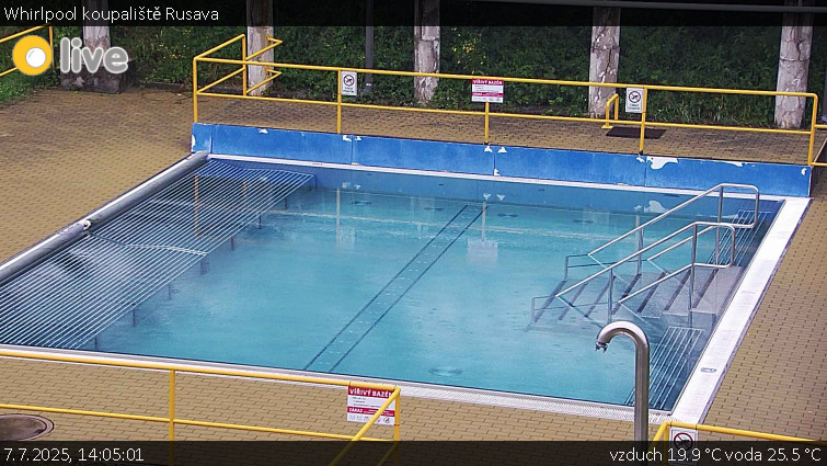 Koupaliště Rusava - Whirlpool koupaliště Rusava - 7.7.2025 v 14:05 Koupaliště Rusava - Whirlpool koupaliště Rusava - 7.7.2025 v 14:05