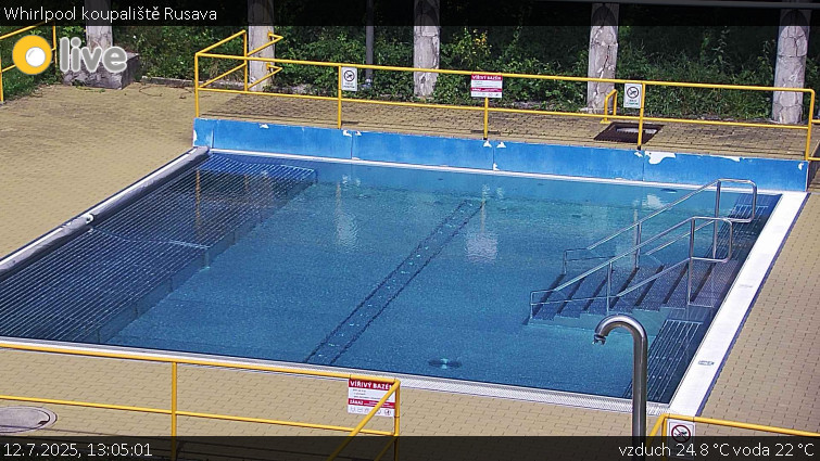 Koupaliště Rusava - Whirlpool koupaliště Rusava - 12.7.2025 v 13:05 Koupaliště Rusava - Whirlpool koupaliště Rusava - 12.7.2025 v 13:05