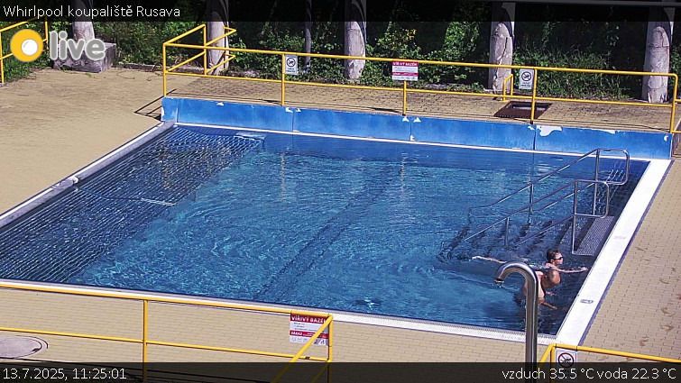 Koupaliště Rusava - Whirlpool koupaliště Rusava - 13.7.2025 v 11:25 Koupaliště Rusava - Whirlpool koupaliště Rusava - 13.7.2025 v 11:25