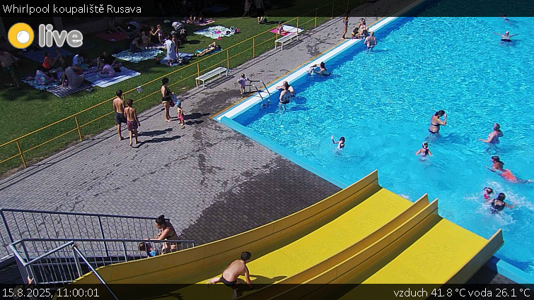 Koupaliště Rusava - Whirlpool koupaliště Rusava - 15.8.2025 v 11:00