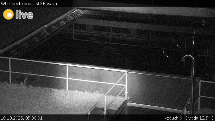 Koupaliště Rusava - Whirlpool koupaliště Rusava - 18.10.2025 v 05:30 Koupaliště Rusava - Whirlpool koupaliště Rusava - 18.10.2025 v 05:30