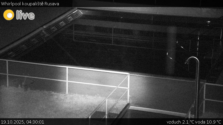 Koupaliště Rusava - Whirlpool koupaliště Rusava - 19.10.2025 v 04:30 Koupaliště Rusava - Whirlpool koupaliště Rusava - 19.10.2025 v 04:30