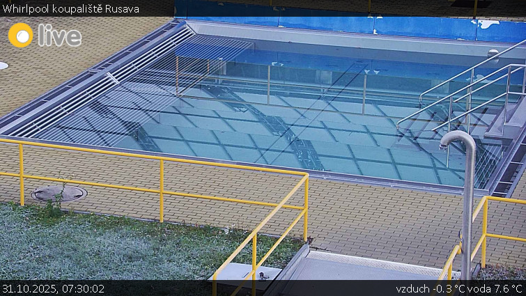 Koupaliště Rusava - Whirlpool koupaliště Rusava - 31.10.2025 v 07:30 Koupaliště Rusava - Whirlpool koupaliště Rusava - 31.10.2025 v 07:30