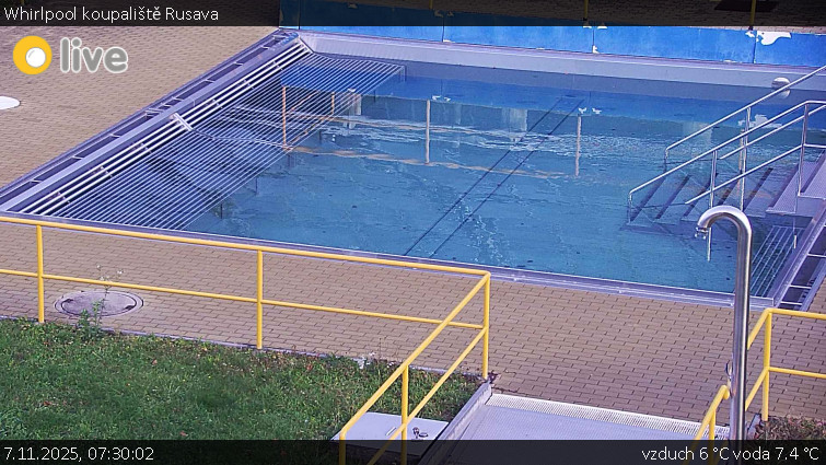 Koupaliště Rusava - Whirlpool koupaliště Rusava - 7.11.2025 v 07:30