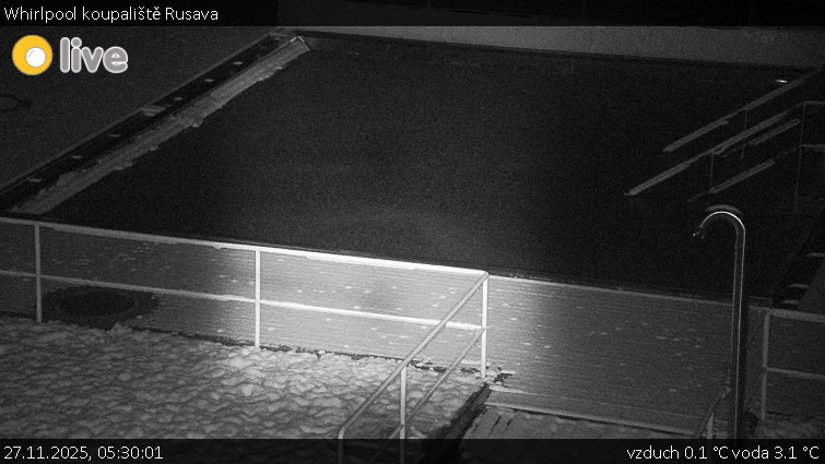 Koupaliště Rusava - Whirlpool koupaliště Rusava - 27.11.2025 v 05:30