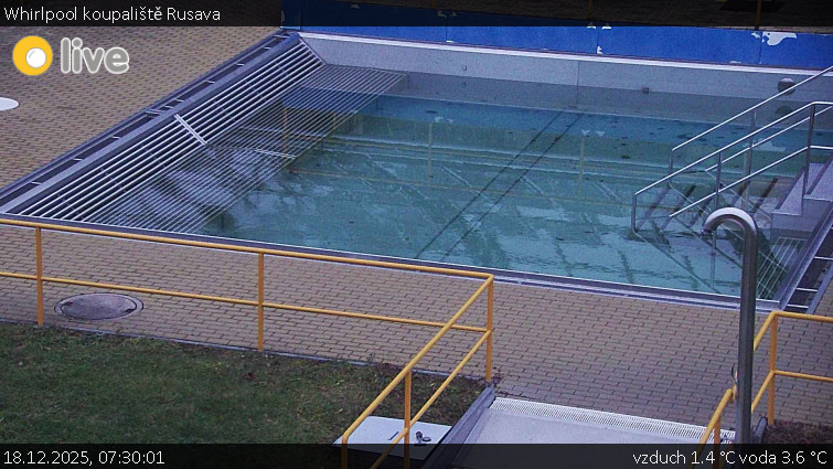 Koupaliště Rusava - Whirlpool koupaliště Rusava - 18.12.2025 v 07:30