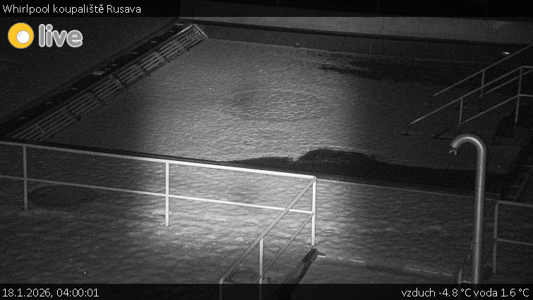 Koupaliště Rusava - Whirlpool koupaliště Rusava - 18.1.2026 v 04:00