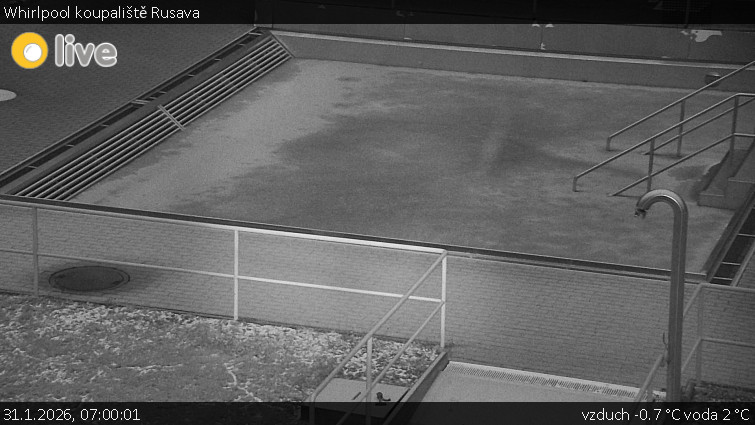 Koupaliště Rusava - Whirlpool koupaliště Rusava - 31.1.2026 v 07:00