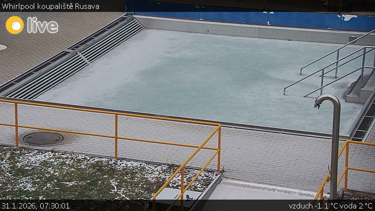 Koupaliště Rusava - Whirlpool koupaliště Rusava - 31.1.2026 v 07:30