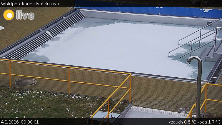 Koupaliště Rusava - Whirlpool koupaliště Rusava - 4.2.2026 v 09:00