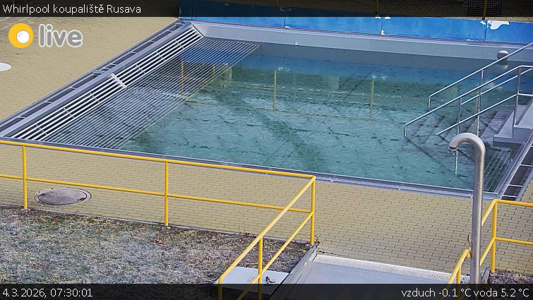 Koupaliště Rusava - Whirlpool koupaliště Rusava - 4.3.2026 v 07:30