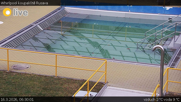 Koupaliště Rusava - Whirlpool koupaliště Rusava - 16.3.2026 v 06:30