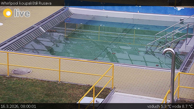 Koupaliště Rusava - Whirlpool koupaliště Rusava - 16.3.2026 v 08:00