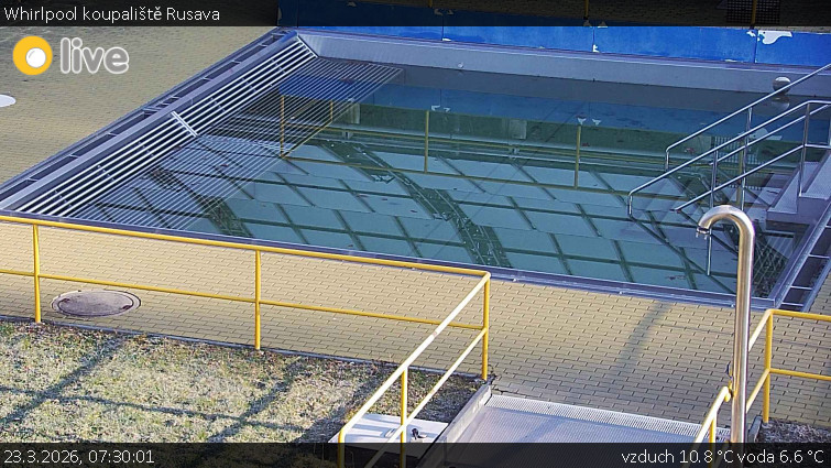 Koupaliště Rusava - Whirlpool koupaliště Rusava - 23.3.2026 v 07:30