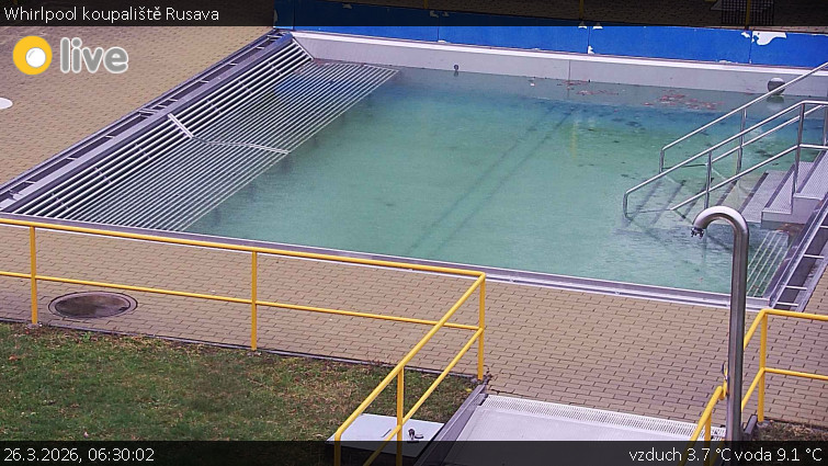 Koupaliště Rusava - Whirlpool koupaliště Rusava - 26.3.2026 v 06:30