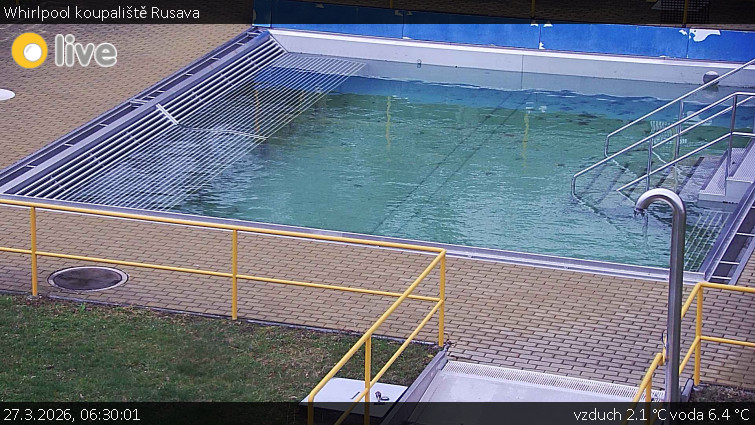 Koupaliště Rusava - Whirlpool koupaliště Rusava - 27.3.2026 v 06:30
