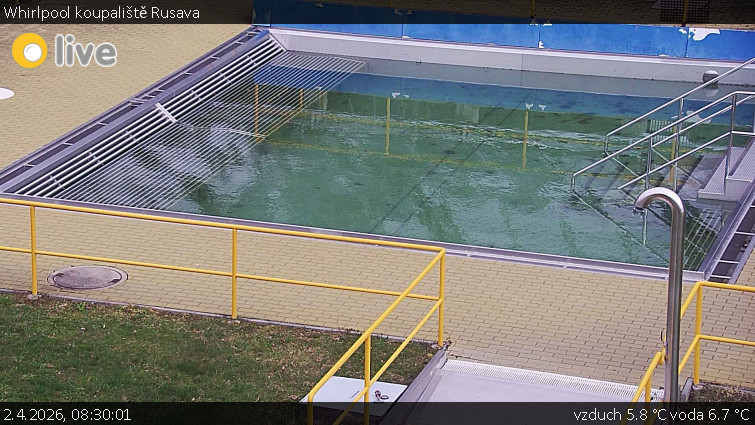 Koupaliště Rusava - Whirlpool koupaliště Rusava - 2.4.2026 v 08:30