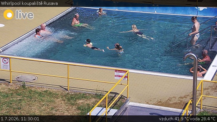 Koupaliště Rusava - Whirlpool koupaliště Rusava - 1.7.2026 v 11:30