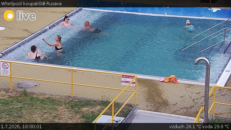 Koupaliště Rusava - Whirlpool koupaliště Rusava - 1.7.2026 v 18:00