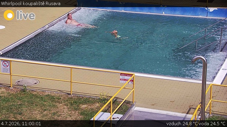 Koupaliště Rusava - Whirlpool koupaliště Rusava - 4.7.2026 v 11:00