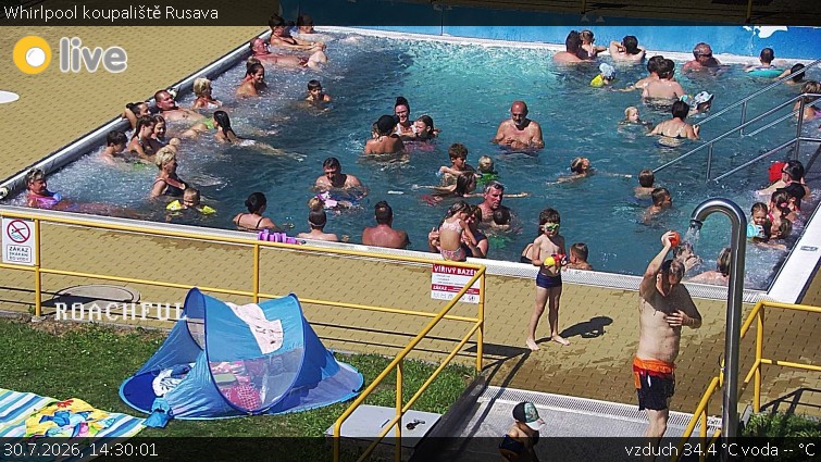 Koupaliště Rusava - Whirlpool koupaliště Rusava - 30.7.2026 v 14:30
