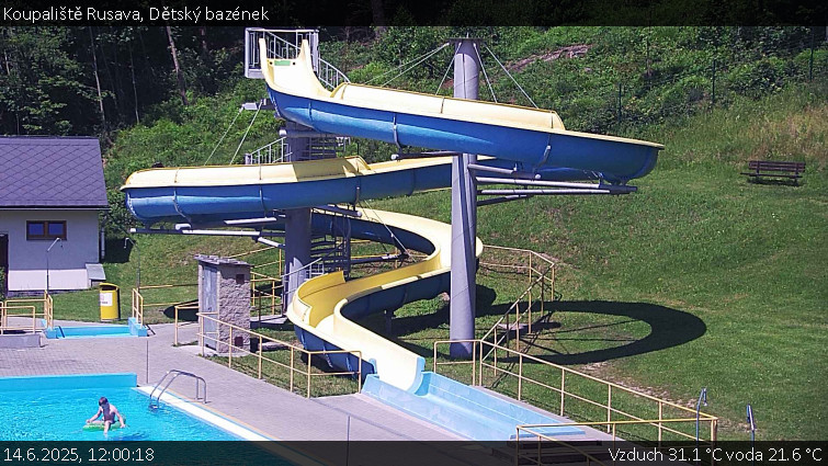 Koupaliště Rusava - Dětský bazének - 14.6.2025 v 12:00 Koupaliště Rusava - Dětský bazének - 14.6.2025 v 12:00