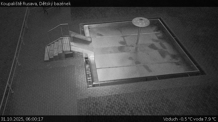 Koupaliště Rusava - Dětský bazének - 31.10.2025 v 06:00 Koupaliště Rusava - Dětský bazének - 31.10.2025 v 06:00