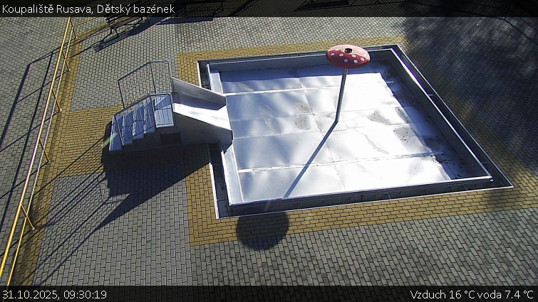 Koupaliště Rusava - Dětský bazének - 31.10.2025 v 09:30 Koupaliště Rusava - Dětský bazének - 31.10.2025 v 09:30