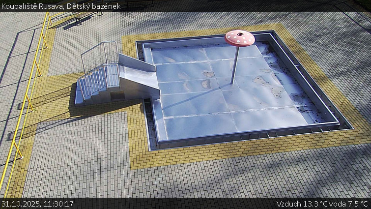 Koupaliště Rusava - Dětský bazének - 31.10.2025 v 11:30 Koupaliště Rusava - Dětský bazének - 31.10.2025 v 11:30