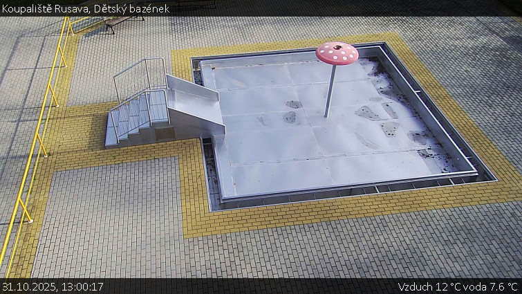Koupaliště Rusava - Dětský bazének - 31.10.2025 v 13:00 Koupaliště Rusava - Dětský bazének - 31.10.2025 v 13:00
