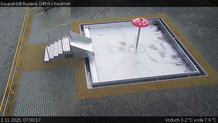 Koupaliště Rusava - Dětský bazének - 1.11.2025 v 07:00 Koupaliště Rusava - Dětský bazének - 1.11.2025 v 07:00