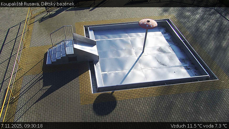 Koupaliště Rusava - Dětský bazének - 7.11.2025 v 09:30
