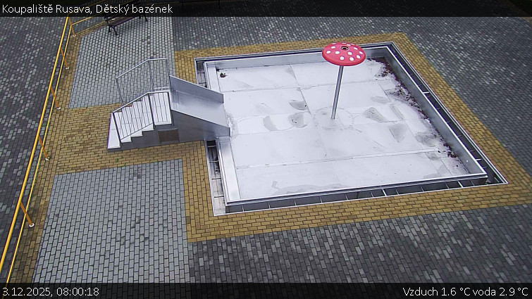 Koupaliště Rusava - Dětský bazének - 3.12.2025 v 08:00