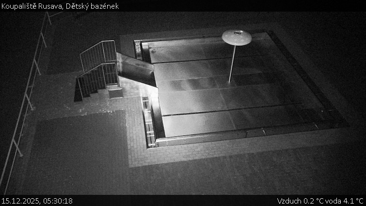 Koupaliště Rusava - Dětský bazének - 15.12.2025 v 05:30