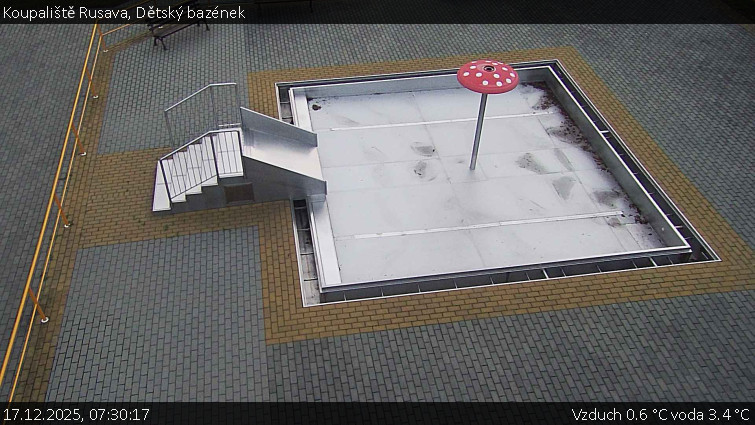 Koupaliště Rusava - Dětský bazének - 17.12.2025 v 07:30