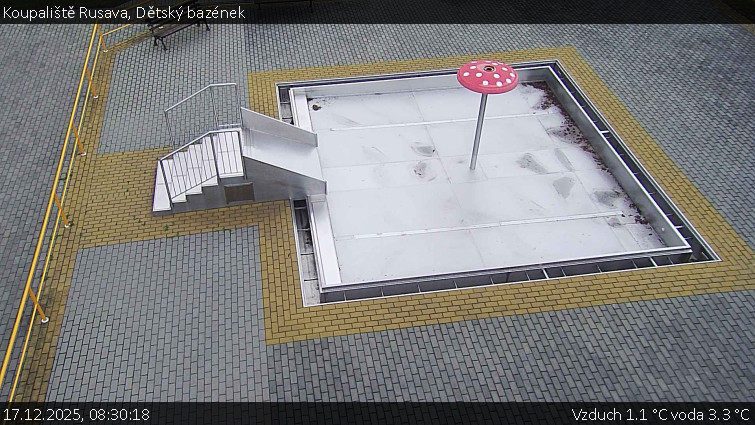 Koupaliště Rusava - Dětský bazének - 17.12.2025 v 08:30