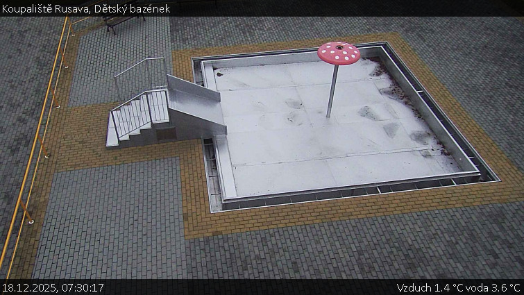 Koupaliště Rusava - Dětský bazének - 18.12.2025 v 07:30