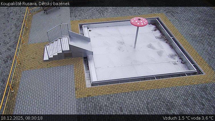 Koupaliště Rusava - Dětský bazének - 18.12.2025 v 08:30