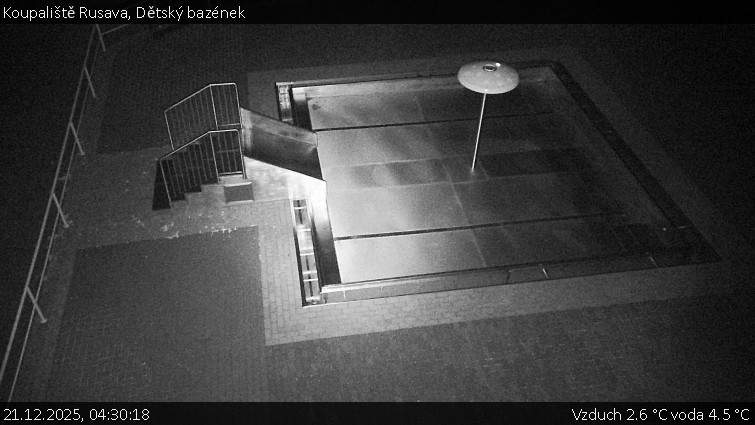 Koupaliště Rusava - Dětský bazének - 21.12.2025 v 04:30