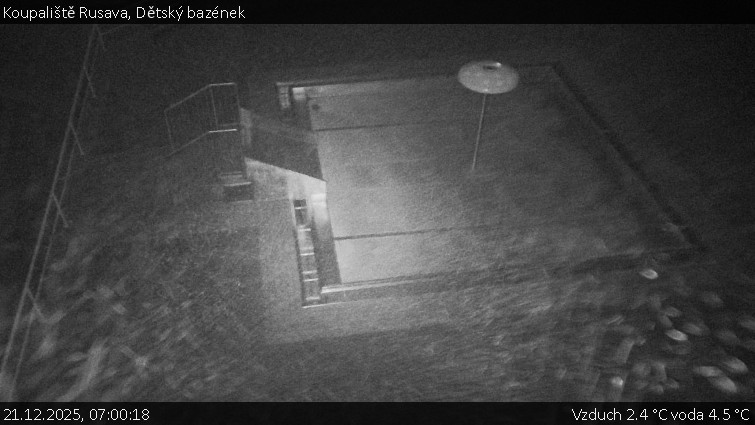 Koupaliště Rusava - Dětský bazének - 21.12.2025 v 07:00