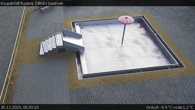 Koupaliště Rusava - Dětský bazének - 26.12.2025 v 08:30