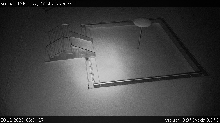 Koupaliště Rusava - Dětský bazének - 30.12.2025 v 06:30