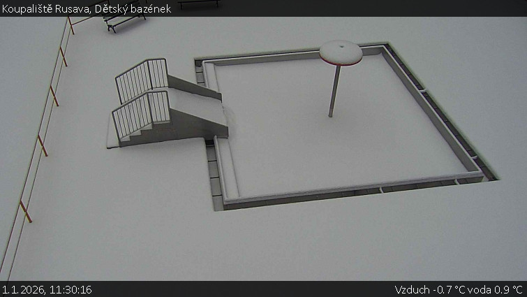 Koupaliště Rusava - Dětský bazének - 1.1.2026 v 11:30