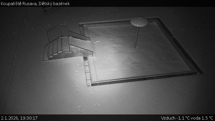 Koupaliště Rusava - Dětský bazének - 2.1.2026 v 19:30