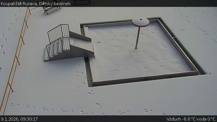 Koupaliště Rusava - Dětský bazének - 9.1.2026 v 09:30
