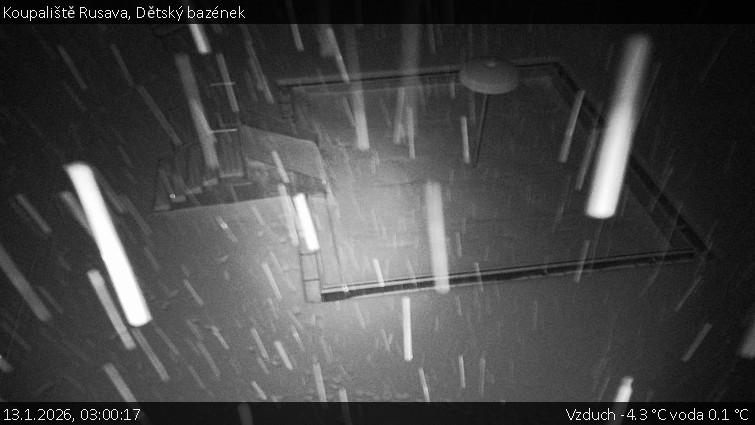 Koupaliště Rusava - Dětský bazének - 13.1.2026 v 03:00