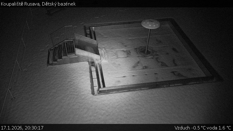 Koupaliště Rusava - Dětský bazének - 17.1.2026 v 20:30