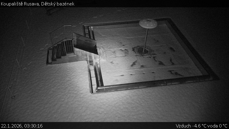 Koupaliště Rusava - Dětský bazének - 22.1.2026 v 03:30