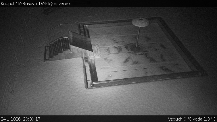 Koupaliště Rusava - Dětský bazének - 24.1.2026 v 20:30